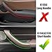 Jaronx Compatible with BMW X1/X2 Door Handle Cover, Outer Cover Left Right Side Door Handle Replacement Compatible with BMW X1 F48 2016-2022, X2 F39 2018-2023 (Left+Right, Brown)