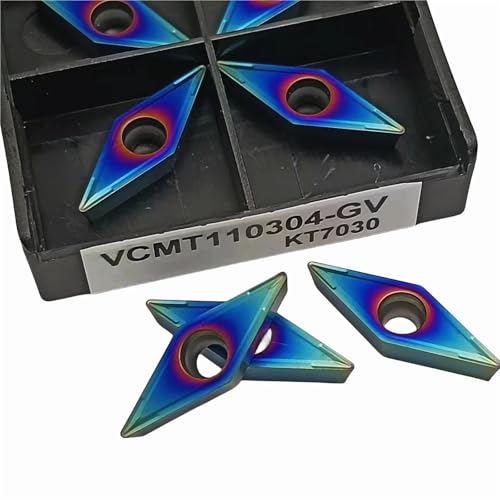 10 piezas Insertos de Carburo VCMT 110304 para Torno CNC miniatura 3