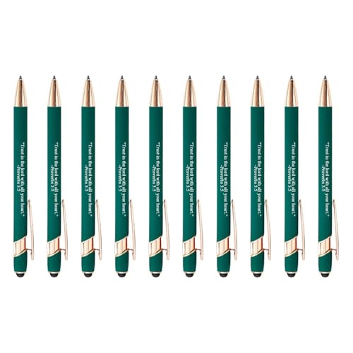 10Pcs Inspirational Bible Quotes Ballpoint Pens Retractable Ballpoint Pen for Note Taking and Daily Journaling Daily Inspiration