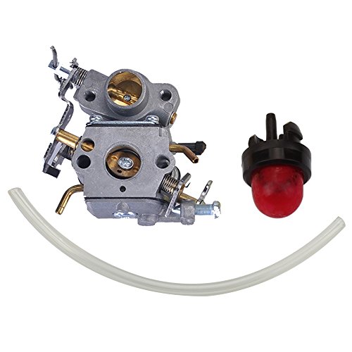 Hilom Carburetor for Poulan Craftsman Zama C1M-W26C 545070601 545040701 530035590 Chainsaw P3314 P3314WS PP3516 P3416 P4018 with Primer Bulb