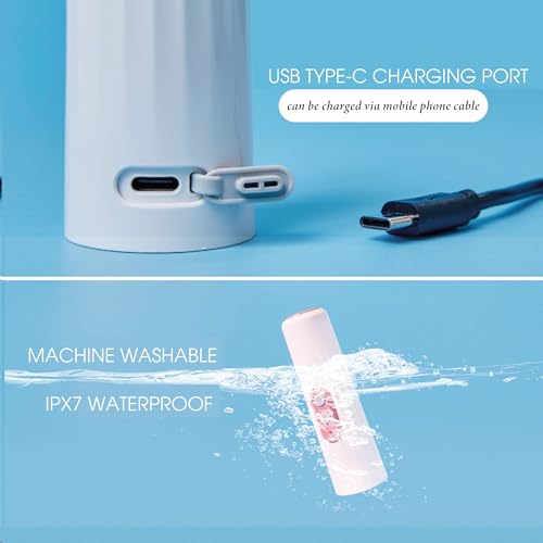 Image of Eko Jetwave Portable Electric Travel Bidet 270ml Water Storage Bottle, Waterproof IPX7- Handheld Personal Hygiene Sprayer for Men, Women, Baby, and Postpartum Care, Silicone Cap Anti Slip, Grey