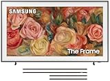 Samsung QN65LS03DAFXZA 65 Inch The Frame 4K Smart Quantum HDR TV with a Samsung VG-SCFA65BWB 65 Inch The Frame Customizable Bezel - Modern Brown (2024)