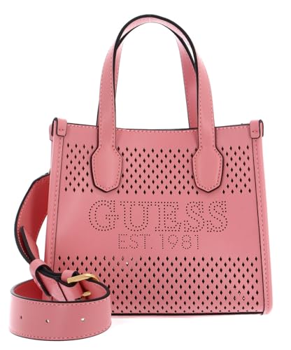 GUESS Katey Perf Mini Tote sac rose idéal pour vos sorties en ville
