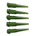 TOOGOO(R) 100 Pcs Green Plastic Tapered Pinhead Glue Liquid Dispenser Needles 14G