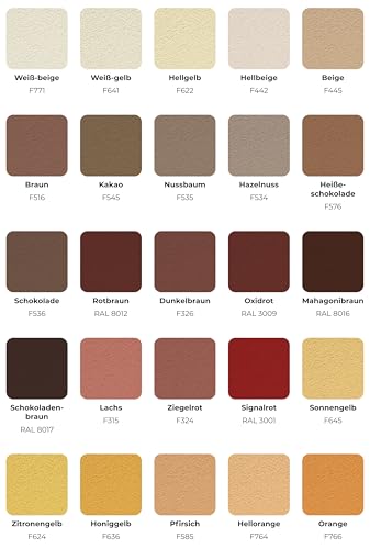 Q-COVER Enduit siliconé Brun F516 25kg 2,0mm - extérieur, façade, hydrofuge, décoratif, résistant UV – vue 7