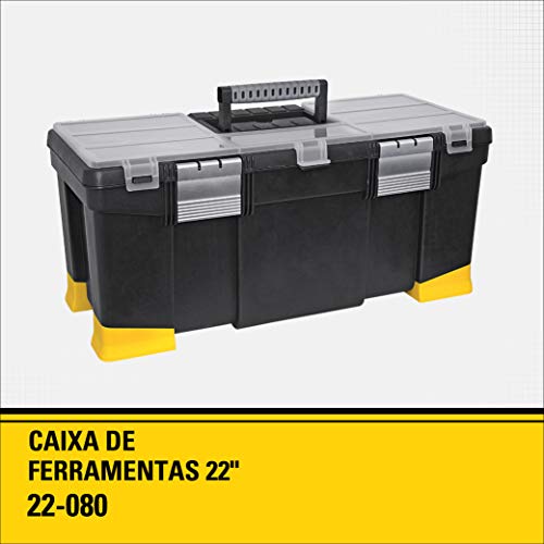 Stanley Caixa de Ferramentas 22 Pol, Caixa Fabricada em Polipropileno Com Fechos em Alumínio. Ideal