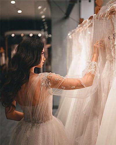 One Shoulder Tulle Prom Dresses Glitter Ball Gown Wedding Dress with Appliques Princess Formal Gown Size 20, Burgundy2