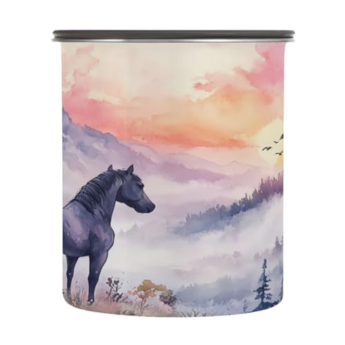 ATTX lata de café de acero inoxidable 30oz con tapa hermética