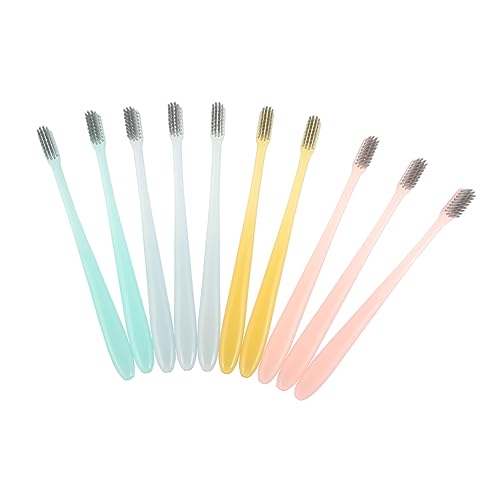 TOVINANNA 10 Piezas cepillo de de viaje limpieza bucal tripe mangitos escova dentes teeth care cepillo de para limpiar los cepillo de de los hombres páginas
