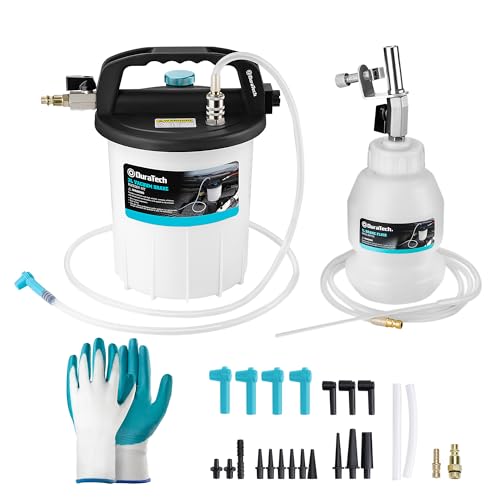 DURATECH 3L Pneumatic Brake Bleeder Vacuum Pump Kit, One Person