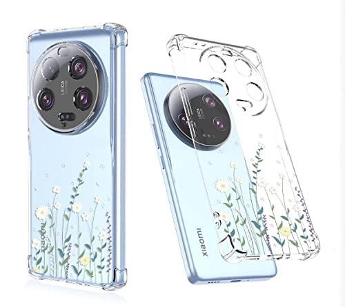 GOKEN Funda Carcasa Cover Case para Xiaomi Mi 13 Ultra, Protección Resistente Anti Choque, Material TPU Silicona y Diseño Transparente con Dibujo -A092
