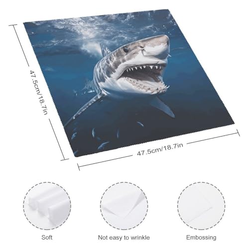 Servilletas de Tela Decorativas 6 Piezas 18.7x18.7 pulg miniatura 2