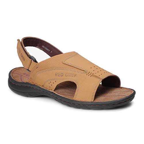 Image of Red Chief Leather Casual Sandal for Men RC3561