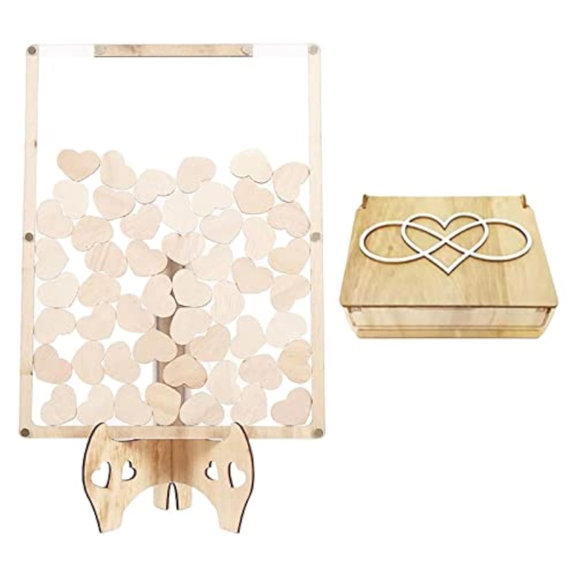 Drop Box Decorations with Stand for Wedding Reception