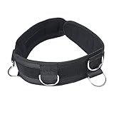 Fancyes Fitness Waist Strap Resistance Band with Rings Agility Resistance for Cable Machines