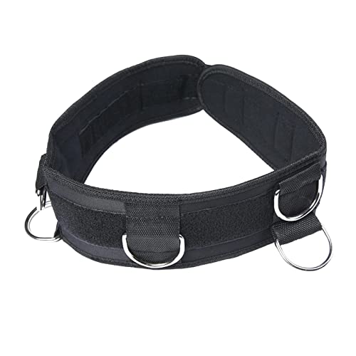 Fancyes Fitness Waist Strap Resistance Band with Rings Agility Resistance for Cable Machines