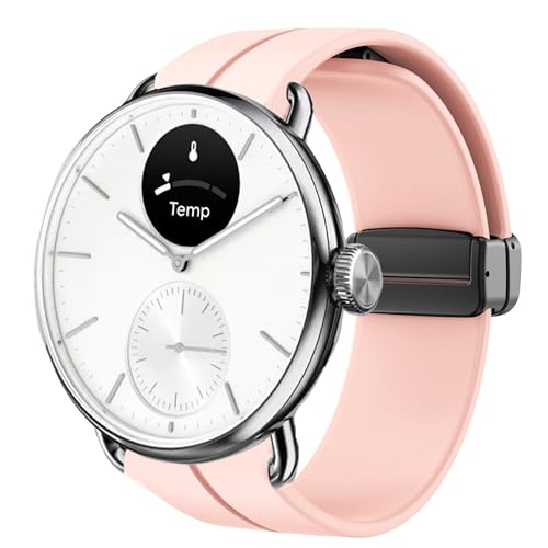 Bracelet Withings anti irritation en silicone souple magnétique pour remplacer une boucle cassée