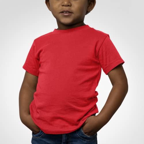 Image of Boys Tshirt Tshirts for Kids Boys Kids t Shirts fr Boys Organic Cotton Short Sleeves Round Neck Regular Fit T-Shirt for Baby Boy Solid Plain T-Shirts Boy