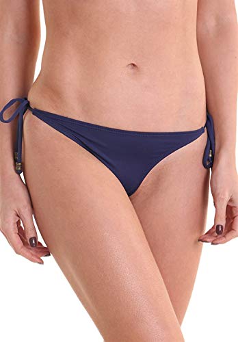 Calcinha Biquíni Avulso Lacinho Liso - Azul Marinho - GG