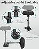 Comfortable Seating for Electric Scooters 16 Felixstory Electric Scooter Seat Saddle with Waterproof Cushion Cover Fit for Ninebot ES1 ES2 ES4/Xiaomi M365 Pro 1S/Aovopro ES80/Razor C25, Adjustable Foldable Seat Comfortable Max Seat Saddle #2