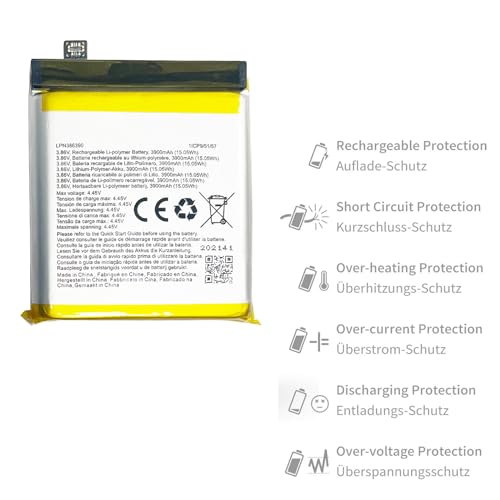 Batterie LPN386390 pour Crosscall Core M5 avec kit outils inclus