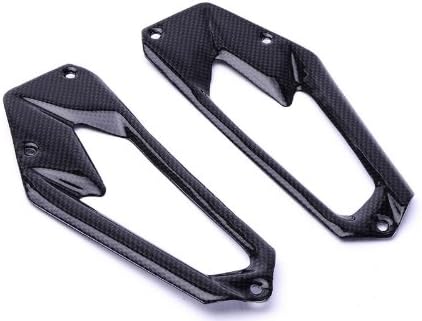 Bestem CBKA-Z813-HGD Black Carbon Fiber Heel Guard Plates for Kawasaki Z800 2013