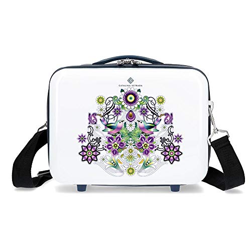 Preisvergleich Produktbild Catalina Estrada Abanico Kosmetikkoffer 29 Centimeters 9.14 Blau (Azul)