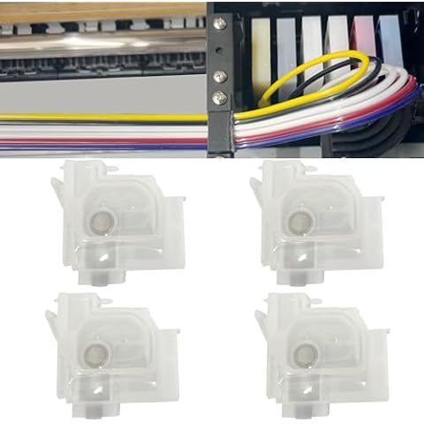 Carbcolords DTF Printer Damper 4 pcs Ink Damper for Printer L1800 R1390 L805 Cover