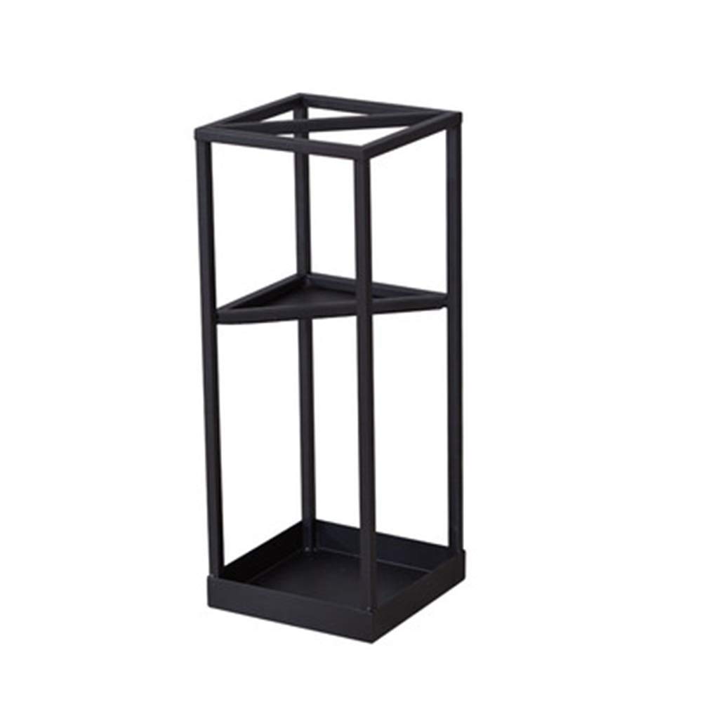Support de stockage multifonctionnel en fer avec base stable pour parapluie