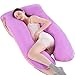Almohada de Embarazo, Almohada Extragrande para Adultos, Almohada Corporal para Maternidad y Sleep Confort, Almohada en Forma de u , con Funda extraíble y Lavable