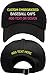 Custom Embroidered Baseball Hats Add Text or Design Customized Caps (Black)