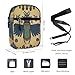 Personalized Small Crossbody Bag Water Resistant Messenger Bags Mini Egyptian Scarab Printing SlingBag For Men Women