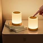 ONEWAY Night Light 2-Pack, Portable USB Rechargeable Touch Control Bedside Lamps with 256 Colour RGB Dimmable, 5 Modes & Memory & Timer, Soft Nursery Lighting for Breastfeeding, Camping, Bedroom