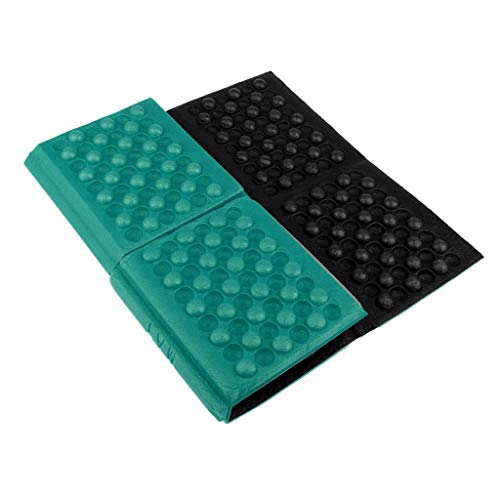 Prettyia almofada de assento dobrável de seis dobras almofada almofada de espuma para cadeira tapete