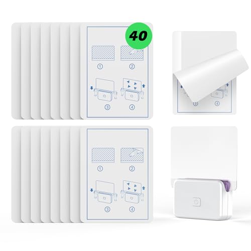 Image of LFSYS 40 Packs Refill Card(Refills Only) for Plug in UV Light Fly Trap, Sticky Board Refills for LFSYS Plug-in Fly Trap