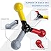MUSKULO MONSTRO 5 PCs Reaction Speed Training Tools Kit, 1 Hand Eye Coordination Stick, 4 Rubber Reaction Balls, Improve Reflex, Agility and Focus for Sports, Exercise and Fun for All Ages