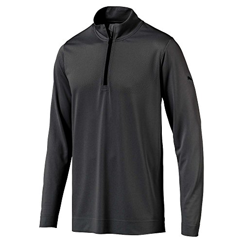 Puma Golf Men's 2018 Evoknit 1/4 Zip Popover, Medium, Puma Black