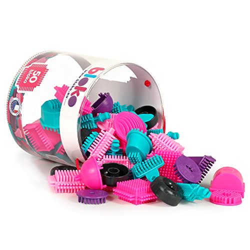 Tubo da 50 Tema Rosa - A Partire da 12 Mesi - Made in Europe - Giochi di Costruzione - 503532 - Lego - Immagine 1