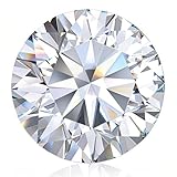 Pmfxinyao 0.2-10 Carats Moissanite Loose Gemstone, Round Cut, D Color VVS1 Clarity, with GRA Certificate. (0.2 Carats)