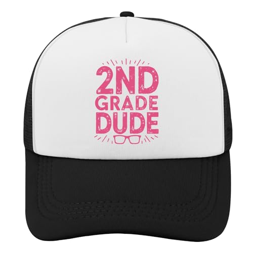 2nd Grade Dude Student Boys Kids First Day Baseball hat Funny caps for Dad
