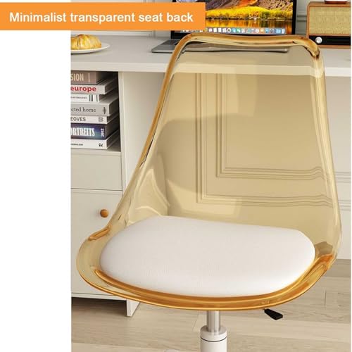 Chaise de bureau acrylique D Wisdom tabouret design Leomix - 4