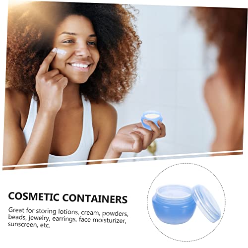 Beavorty 24 Peças Caixa De Creme De Plástico Armazenamento De Loção Mini Bálsamo Garrafa De Creme Fr