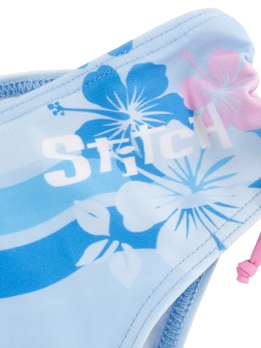 Disney Lilo & Stitch Bikini für Mädchen - Kinder Zweiteiler Schwimmanzug Blau (DE/NL/SE/PL, Numerisch, 134, 140, Regular)