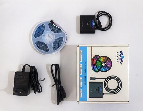 Image of Generic Rexxar HDMI Sync Box - LED Light Strip - Multi Color - 1 Count