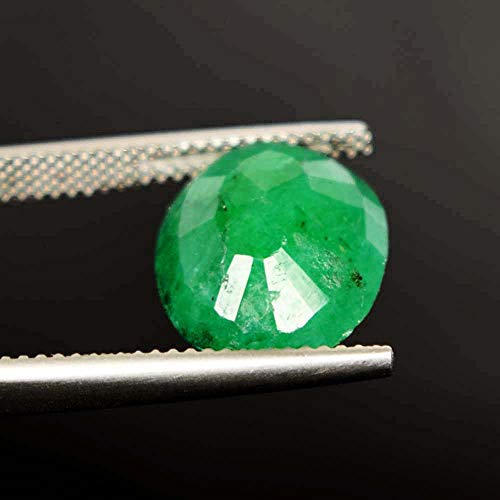 5.20 Carat Colombian Egl Certified Natural Green Emerald Oval Cut Loose Gemstone For Ring B-3380 #TOP2
