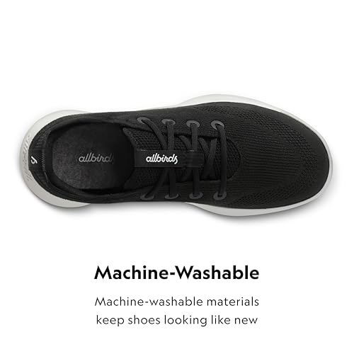 Allbirds Men's Tree Runner Go Everyday Sneakers - Natural Black (Blizzard Sole) - 13.5 Medium