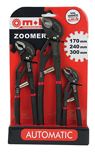 Peddinghaus Handwerkzeuge Vertriebs Gmbh, Set Di Pinze A Pappagallo "Zoomer", 3 Pz. - 6483030001
