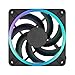 Fractal Design Momentum 12 RGB-Silent PC Case Fan-120 mm-ARGB Gen2-16 LEDs-Liquid Crystal Polymer LCP blades-FDB Fluid Dynamic Bearing-Cooling Performance-Powerful Airflow-Quiet Operation-Black-3 pack