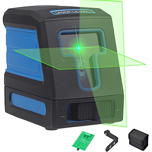 Nivel Láser Autonivelante Nivel Láser Verde 30m Distancia Lineas Cruzadas Verticales y...