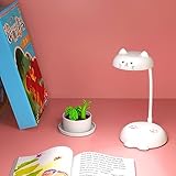 AQINGLING Cat Lamp, Small Desk Lamp Cute Cat Light, Eye-Caring 3 Modes Dimmable Cute Lamp Cat Light, 45min Timer Auto-Off, Portable Cute Desk Lamp for Girls Boy Cat Lover Gifts